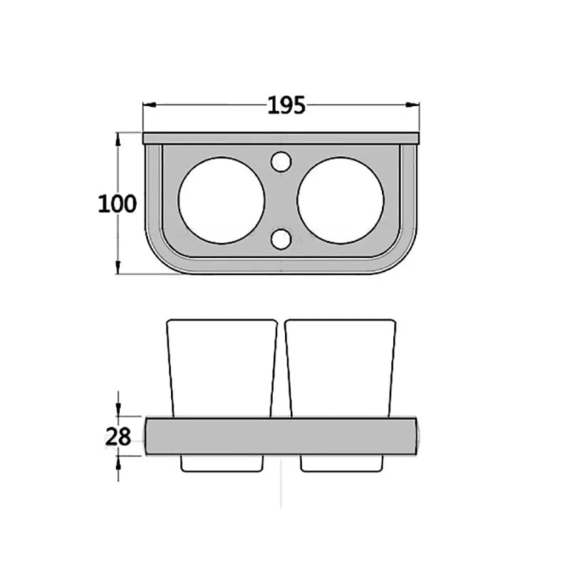 ImperialBronze Antiek Messing Badkamer Accessoireset