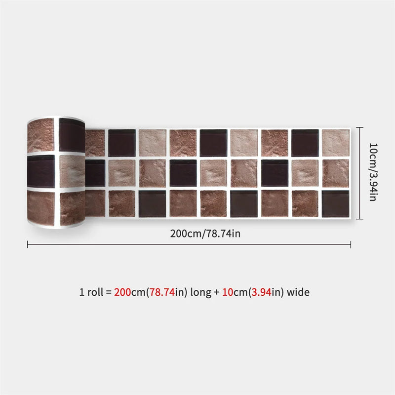 DecoMosaic Waterdichte Mozaïek Wandstickers