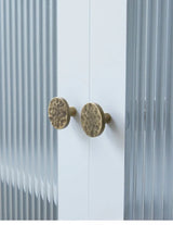 Vintage Handgehamerde Messing Kast- en Ladegrepen – Bronzen Meubelgrepen