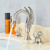 Suguword Wastafelkraan | 3-Gats | Dubbel Handvat