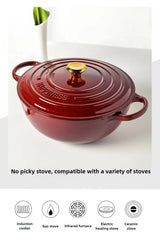 ChefMax 5QT Gietijzeren Emaille Dutch Oven