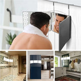 GlamFold 360 – Draagbare 3-Delige Make-up Spiegel met Verstelbare Haak