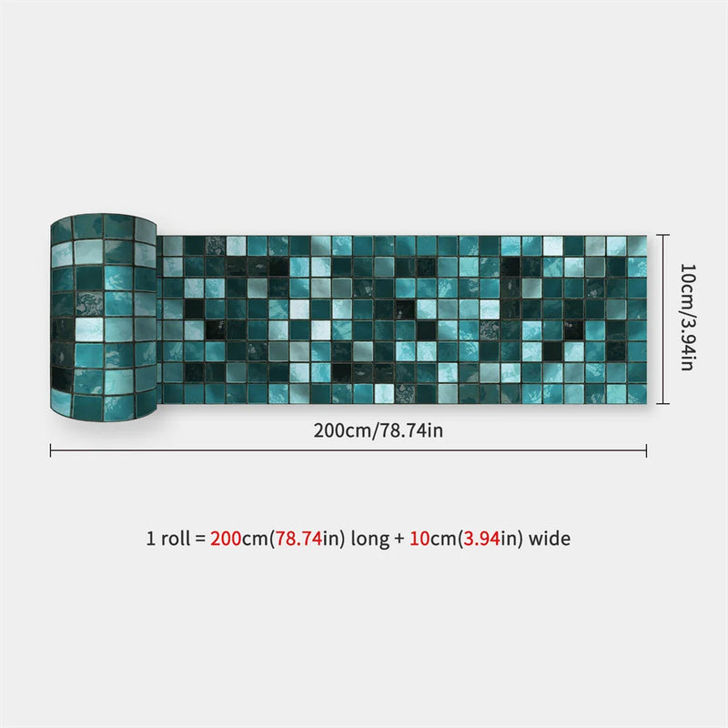 DecoMosaic Waterdichte Mozaïek Wandstickers