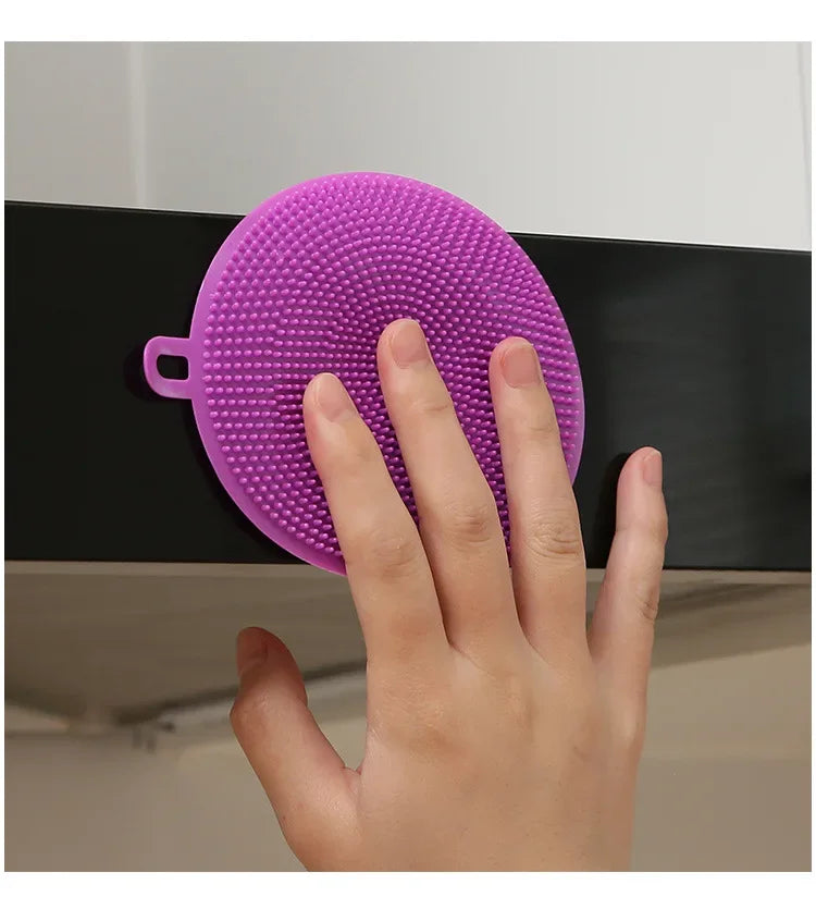 CleanFlex – Siliconen Afwasborstel & Multifunctionele Keukenspons