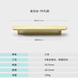 Modern Meubelhandvat – Zinklegering | 64 mm Boorafstand | Voor Lades & Deuren