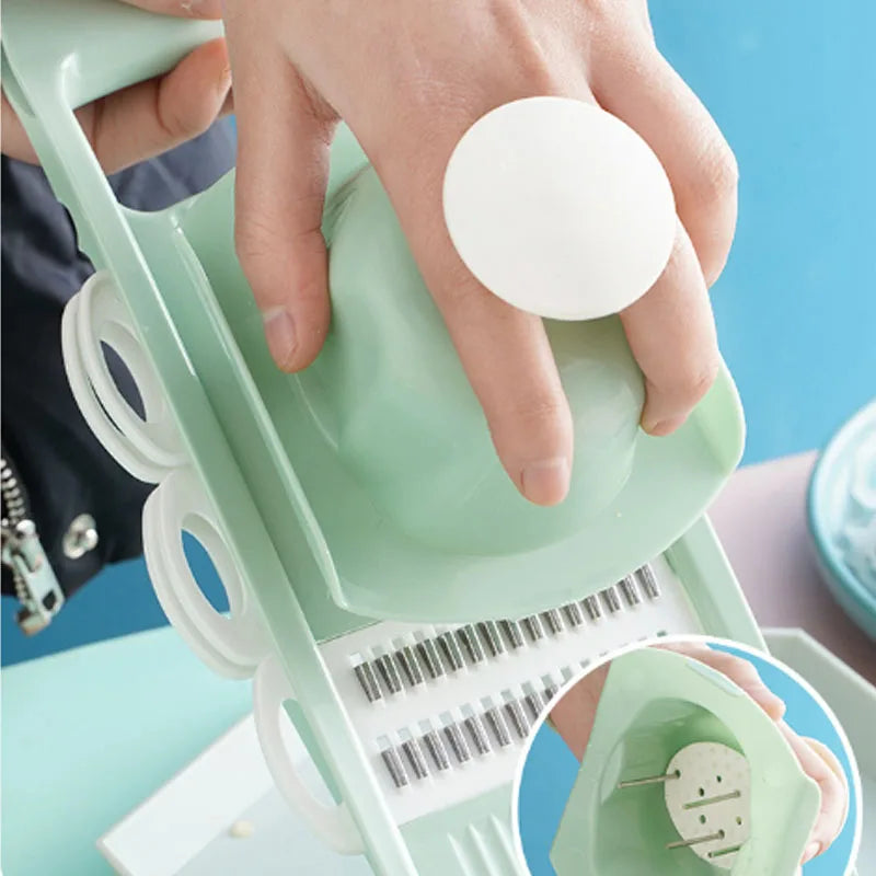 SlicePro – Multifunctionele Groente- en Fruitsnijder met Handgreep