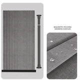 Magneto Vouwbare Douchegordijn