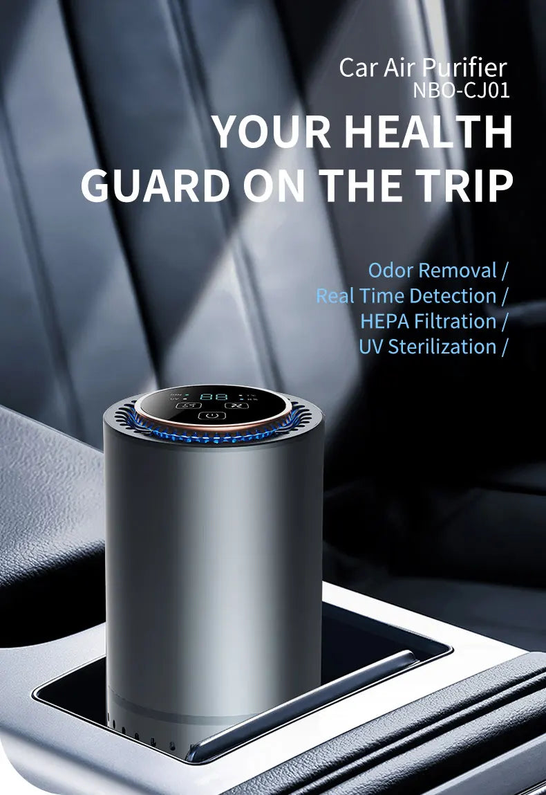 AromaBreathe Mini Luchtreiniger – H13 HEPA, UV, Negatieve Ionen & Aromatherapie