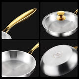 ChefSteel – Professionele RVS Koekenpan voor Gas & Inductie