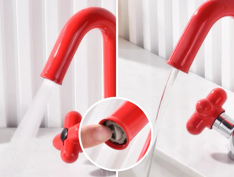 AUREVO Dubbele Handgreep Badkamerkraan