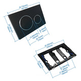 Toilet Drukknop | Dual Flush | Compatibel met Geberit Sigma