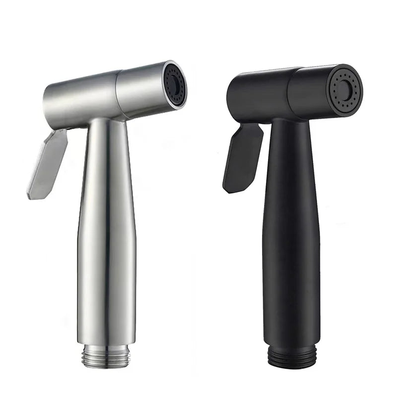 PureJet Handdouche voor Toilet – Roestvrijstalen Hand Bidet – Zelfreinigend, Wandmontage & Krachtige Waterstraal