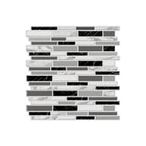 LuxeMarmer Zwart-Wit Marmerlook Wandstickers