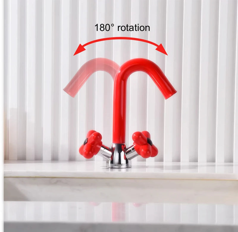 AUREVO Dubbele Handgreep Badkamerkraan