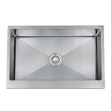 Handgemaakte Roestvrijstalen Keukenspoelbak – Vierkant | Modern Design