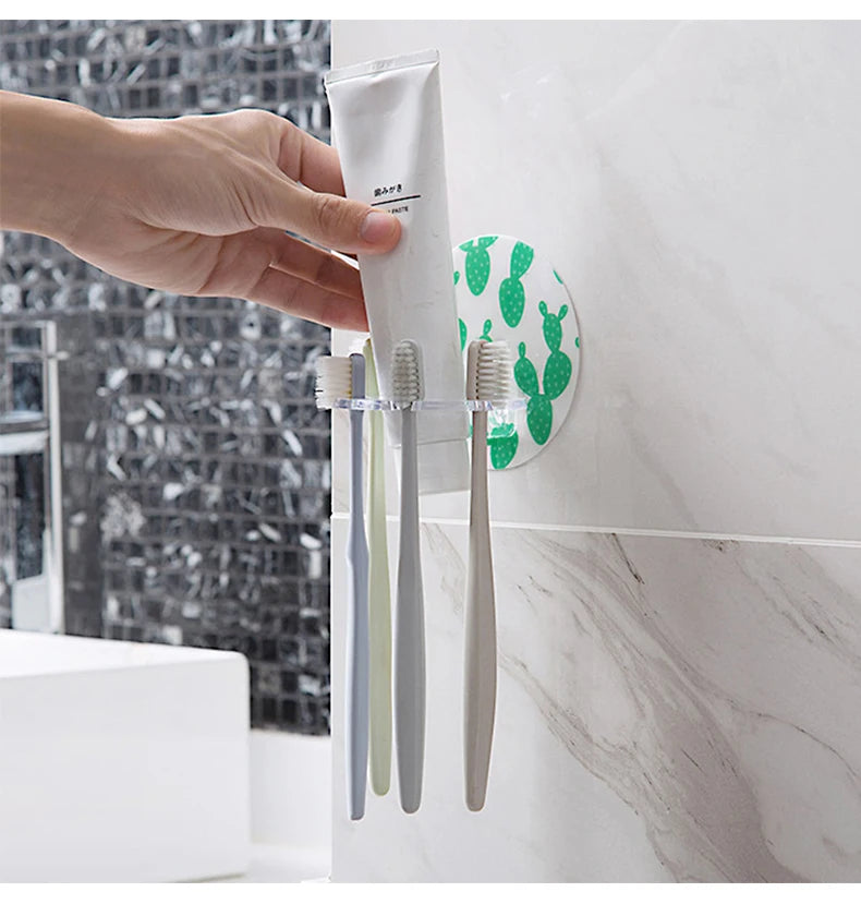 EasyStick Organizer – Zelfklevende Tandenborstelhouder & Opbergrek