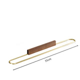 Handdoekrek | Ruimtealuminium & Massief Hout | <50 cm | Vrijstaand