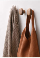 NordicPebble Massief Houten Wandhaak