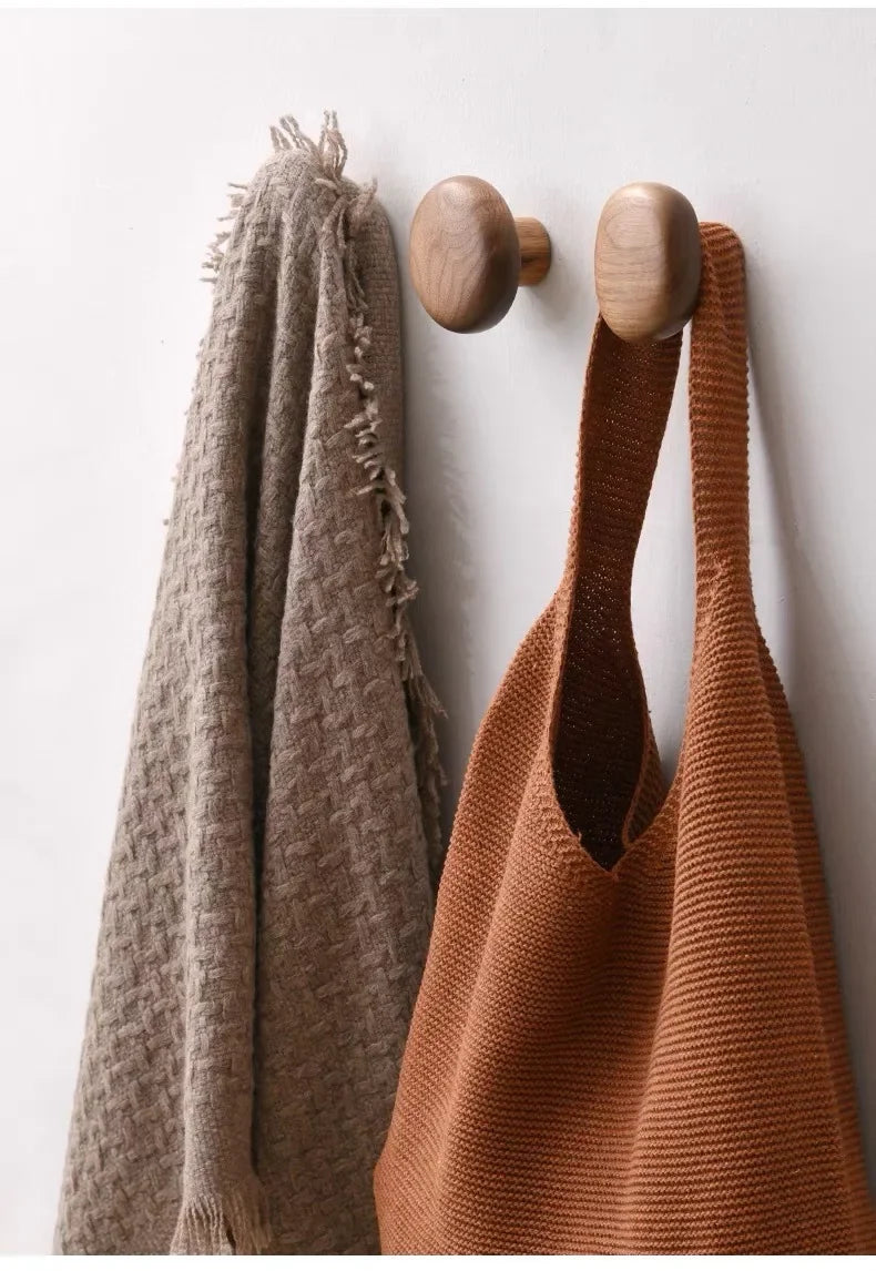 NordicPebble Massief Houten Wandhaak