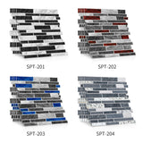 LuxeMarmer Zwart-Wit Marmerlook Wandstickers