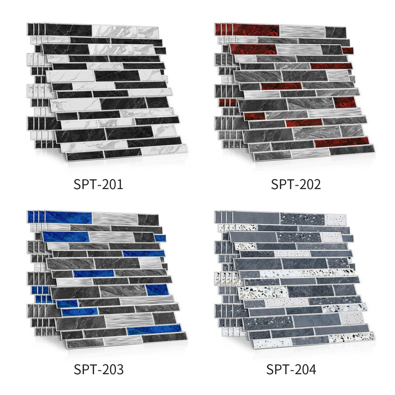 LuxeMarmer Zwart-Wit Marmerlook Wandstickers