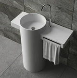 Populaire Vrijstaande Wastafel – Kunststeen | Geïntegreerd | Vierkant Design