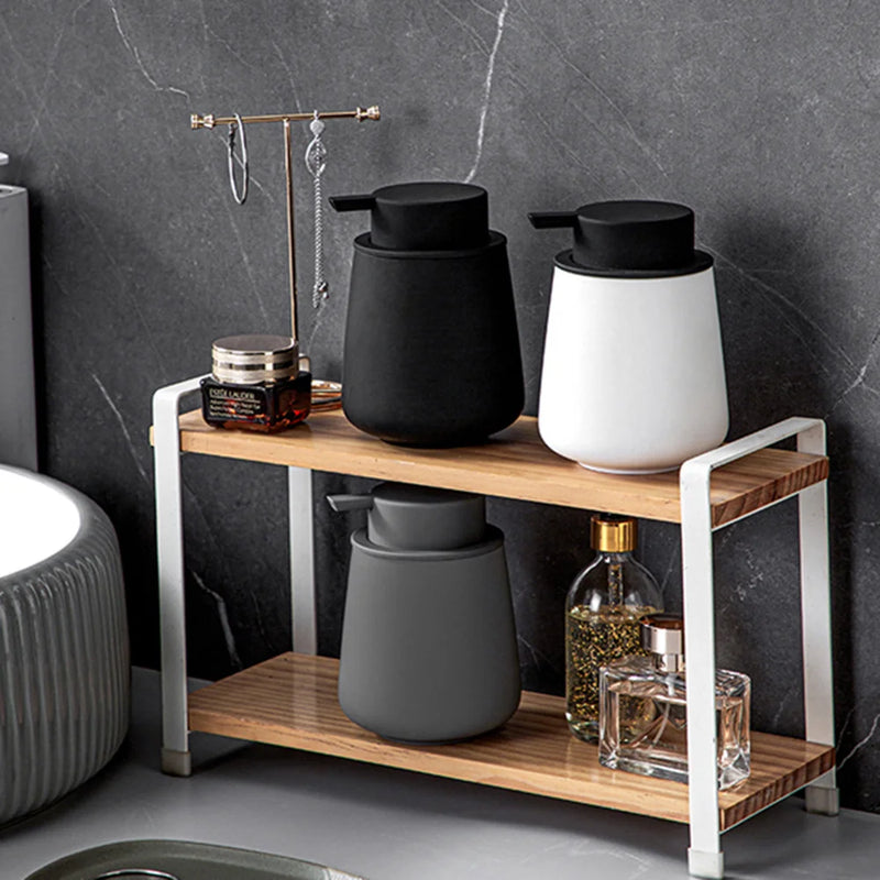 CeramiLux 300ml Luxe Keramische Zeepdispenser – Voor Zeep, Shampoo, Conditioner of Lotion