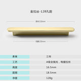 Modern Meubelhandvat – Zinklegering | 64 mm Boorafstand | Voor Lades & Deuren