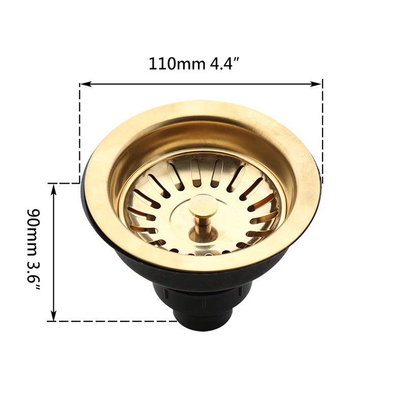 AquaGuard RVS Gootsteenstop & Zeef