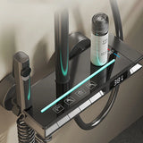 AquaLumen Luxe LED Douchepaneel met Digitale Display
