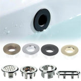 LuxDrain RingCover – Messing Overloopring voor Wastafel