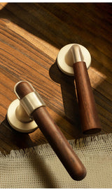 Walnoir Retro Houten Deurslot