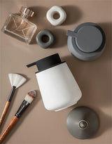 CeramiLux 300ml Luxe Keramische Zeepdispenser – Voor Zeep, Shampoo, Conditioner of Lotion