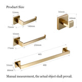 Badkamerhardware Set | RVS – Geborstelde Afwerking