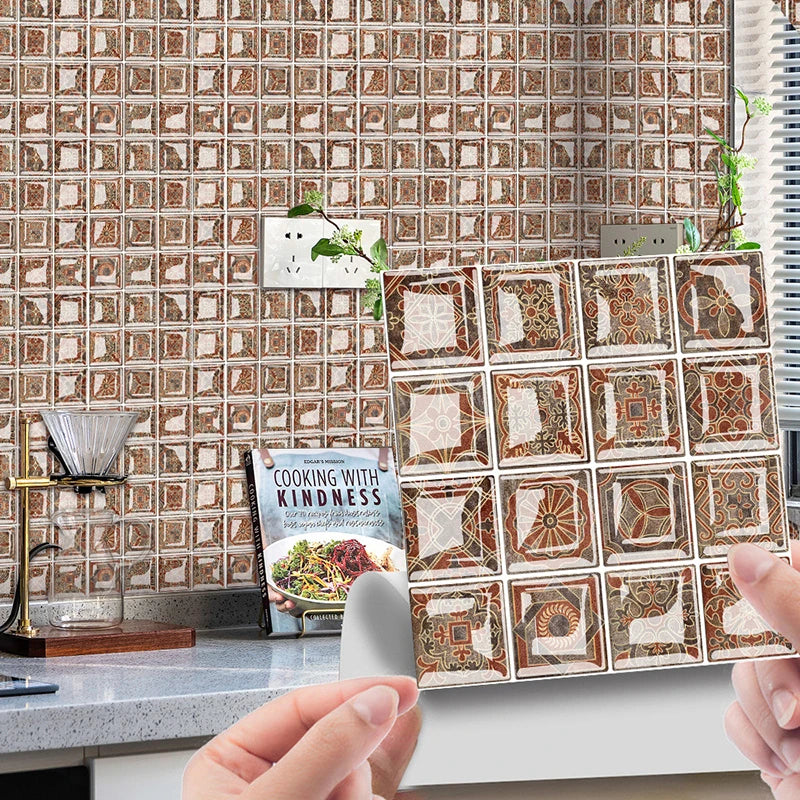 DecoMosaic 10-delige Set 3D Mozaïek Tegelstickers