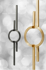 Cirkelvormig Meubelhandvat – Zinklegering | 64–256 mm Boorafstand | Nieuwe Chinese Stijl