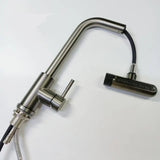 SteelFlex Gun Gray Uittrekbare Keukenkraan