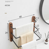 Wandgemonteerde Handdoekstang | 1 Staaf | Minimalistisch & Functioneel Design