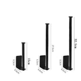 LUXROLLO - Zelfklevende RVS Toiletrolhouder (Verlengd & Zonder Boren)