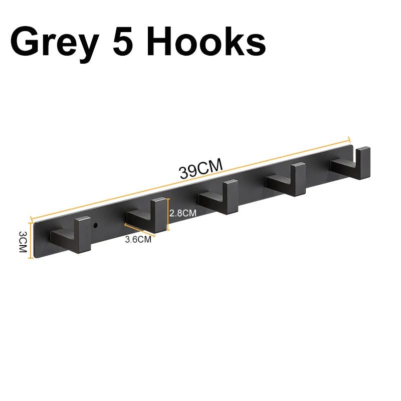 SteelLine Roestvrijstalen Wandkapstok