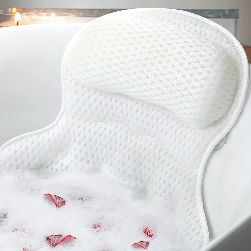 AquaComfort Luxe Badkussen – 3D Air Mesh