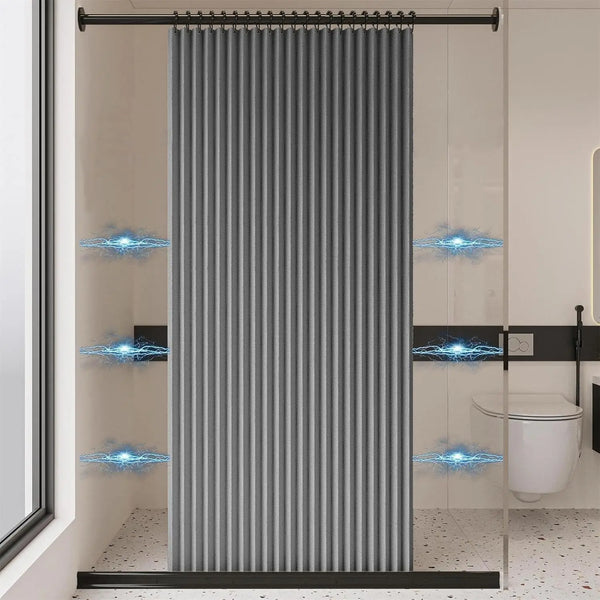 MagnaFold Opvouwbaar Douchegordijn met Magneten