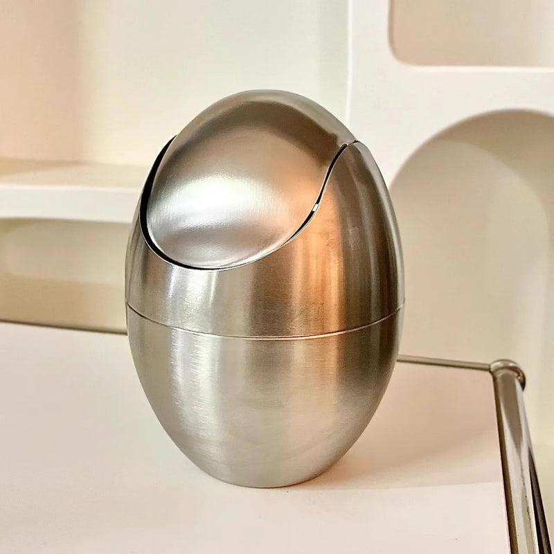 LuxBin Mini Prullenbak van Roestvrijstaal