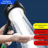LED Douchekop met Digitale Temperatuurweergave | Hoge Druk & Waterbesparing