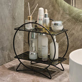 AureliaTower Luxe 2-Laags Badkamer & Make-up Organizer