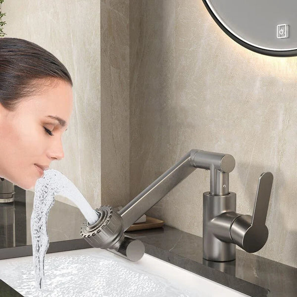 AquaFlex 360° Universele Wastafelkraan