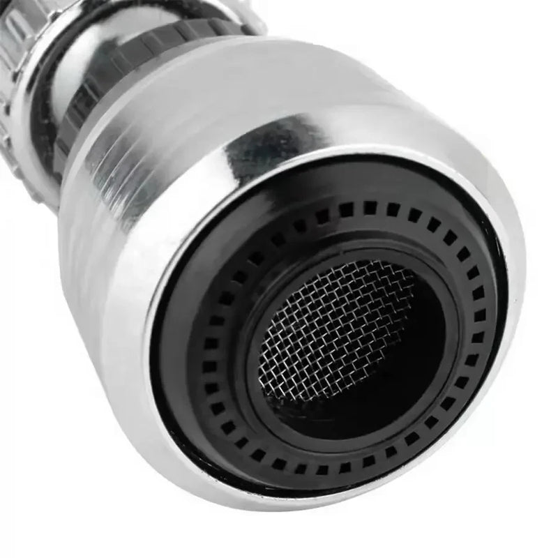 AquaFlex Steel – RVS Kraanverlengstuk met 360° Rotatie & Waterbesparing