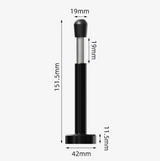 Nurlin Brass Knurled Deurstopper