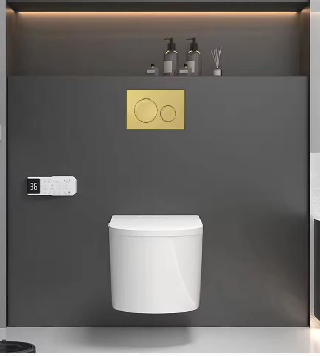 Dual Flush Drukplaat | Voor Geberit Sigma UP300/UP320/UP720 | Gold