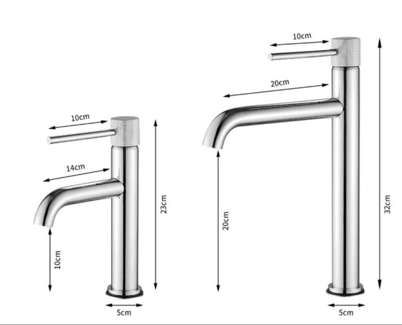 Zwarte Wastafelkraan | Messing | Enkele Handgreep – Modern & Elegant